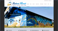 Desktop Screenshot of malerei-wieser.at